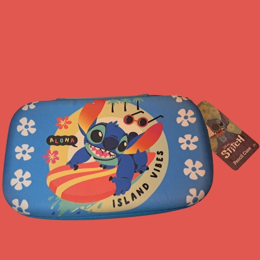NWT Stitch Gift Set With Handmade Stitch Pen, Pencil Case, And Matching Tumbler - Picture 2 of 6
